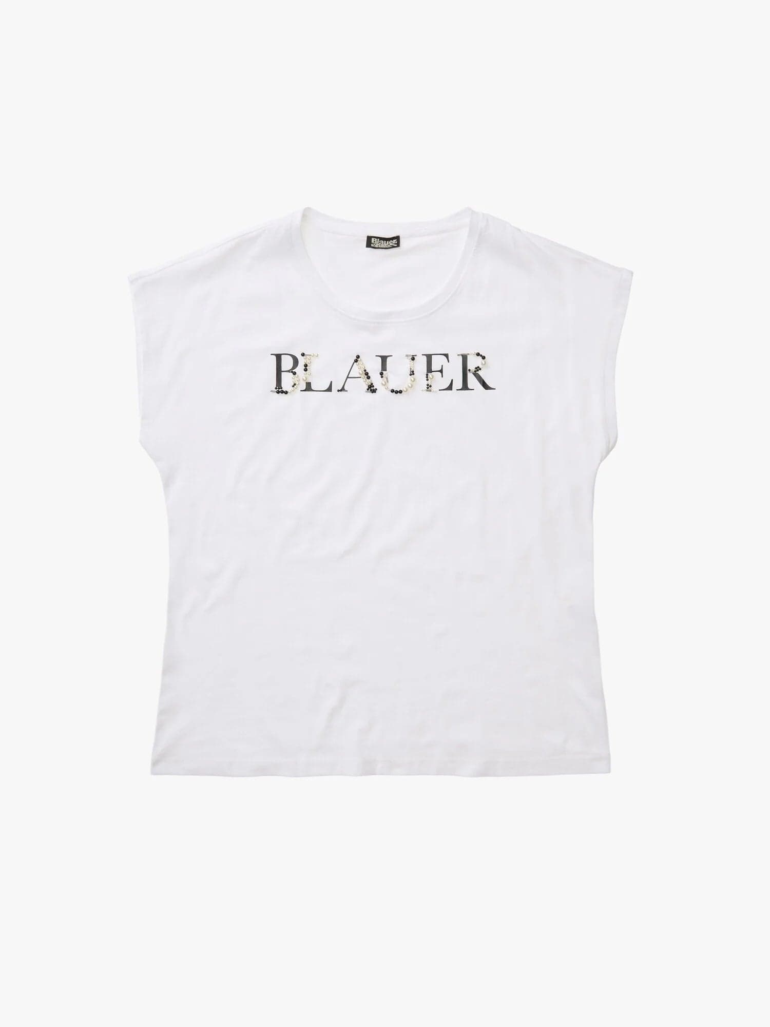Blauer T-shirt donna Mohawk con logo decorato bianco in T-shirt Broadway Red - Barletta, commercioVirtuoso.it