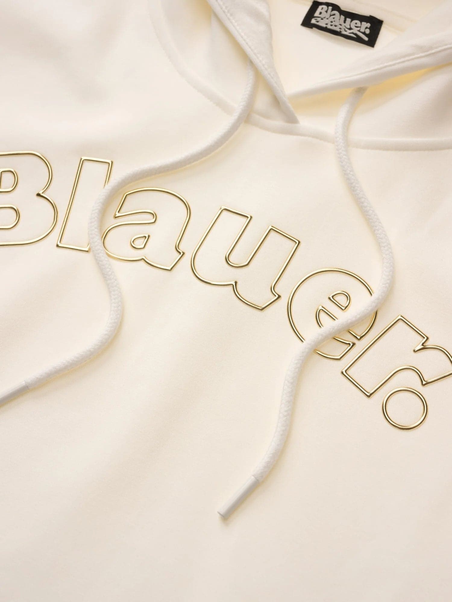 Blauer felpa donna Fayette con cappuccio e logo dorato in Felpe con cappuccio Broadway Red - Barletta, commercioVirtuoso.it
