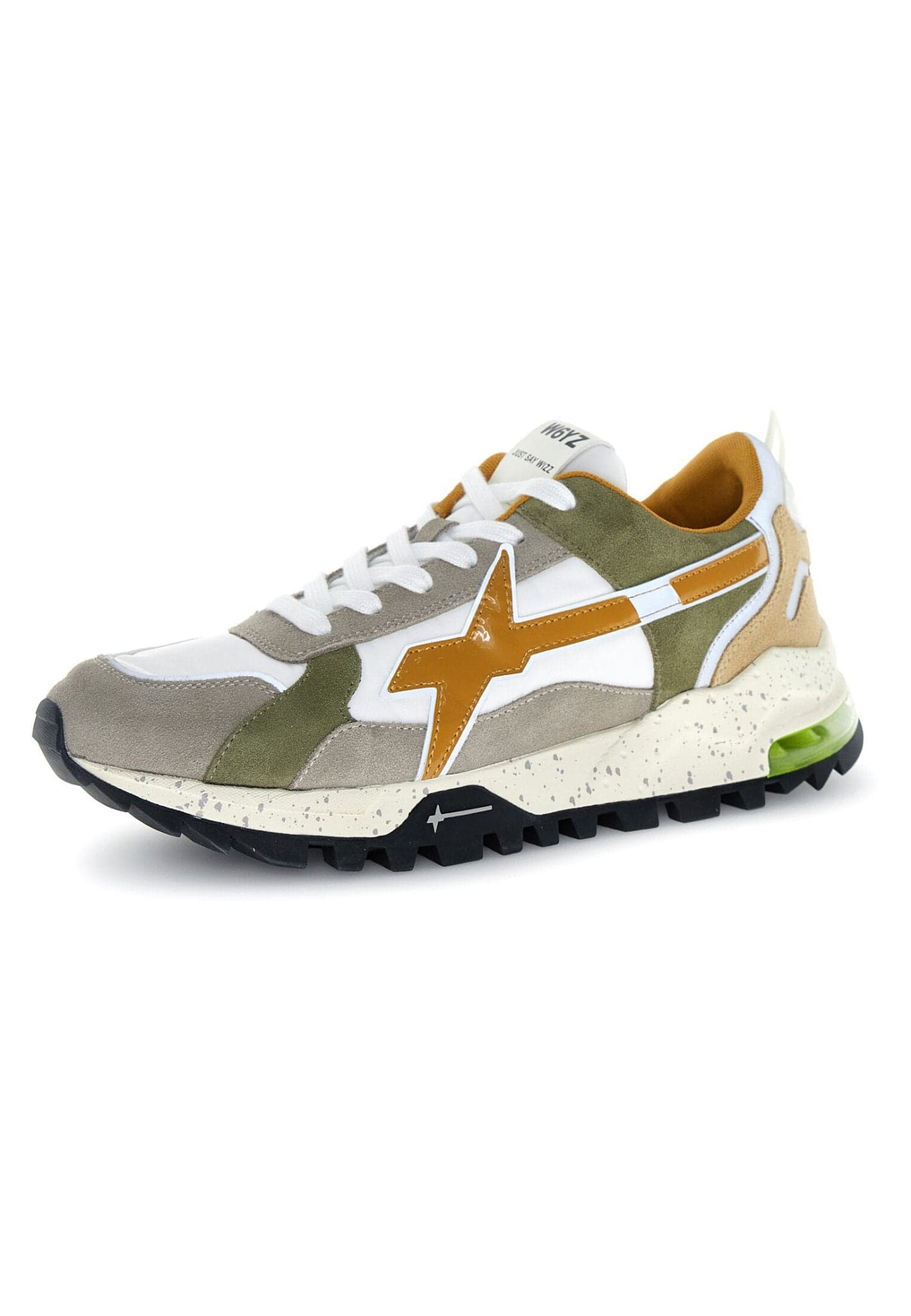 W6YZ Sneaker Uomo BREEZE 3-M in Suede e Tessuto Tecnico Taupe Militare Zucca in Sneaker casual Broadway Red - Barletta, commercioVirtuoso.it