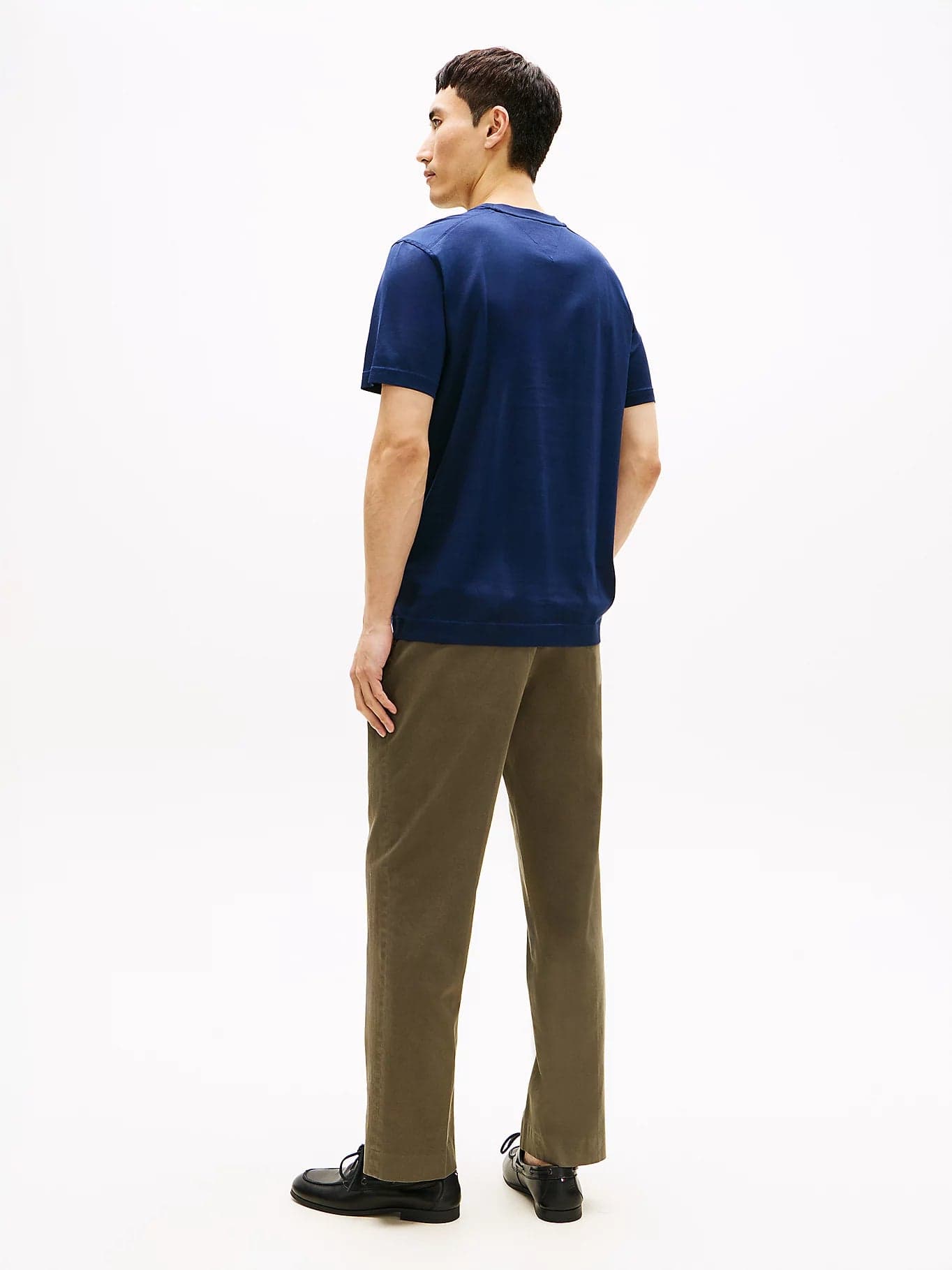 Tommy Hilfiger T-shirt uomo in cotone mercerizzato Smart Casual blu regular fit in T-shirt Broadway Red - Barletta, commercioVirtuoso.it