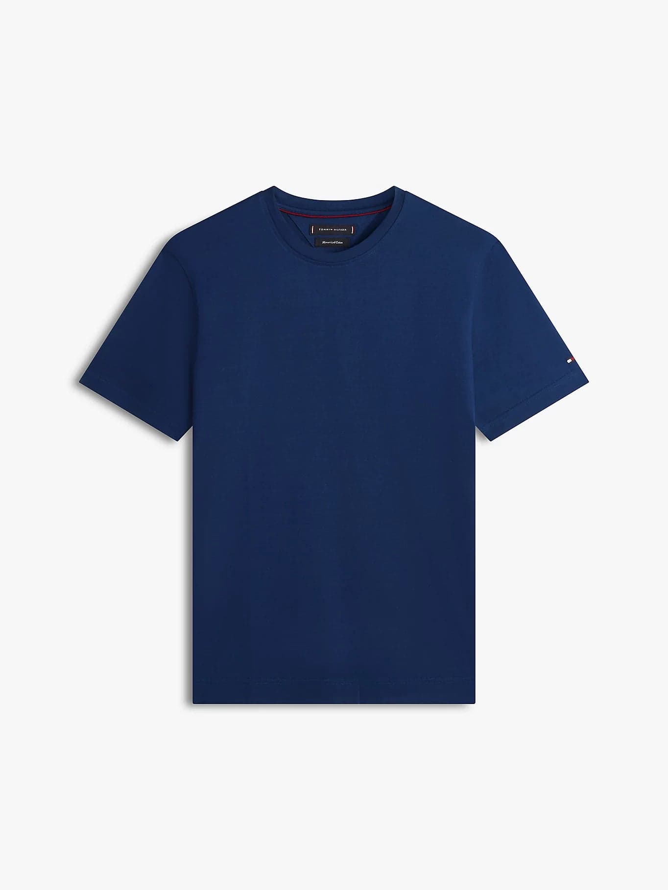 Tommy Hilfiger T-shirt uomo in cotone mercerizzato Smart Casual blu regular fit in T-shirt Broadway Red - Barletta, commercioVirtuoso.it