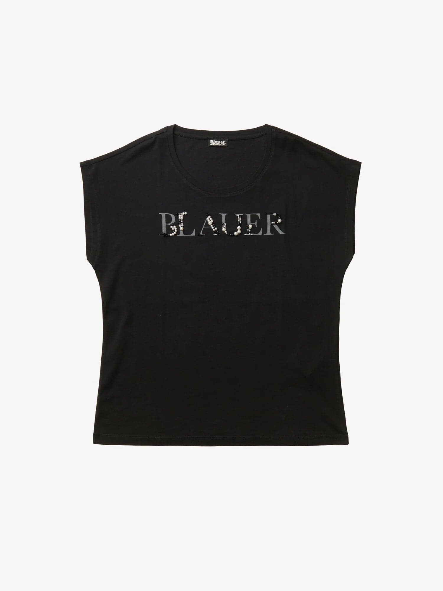 Blauer T-shirt donna Mohawk con logo decorato nero in T-shirt Broadway Red - Barletta, commercioVirtuoso.it