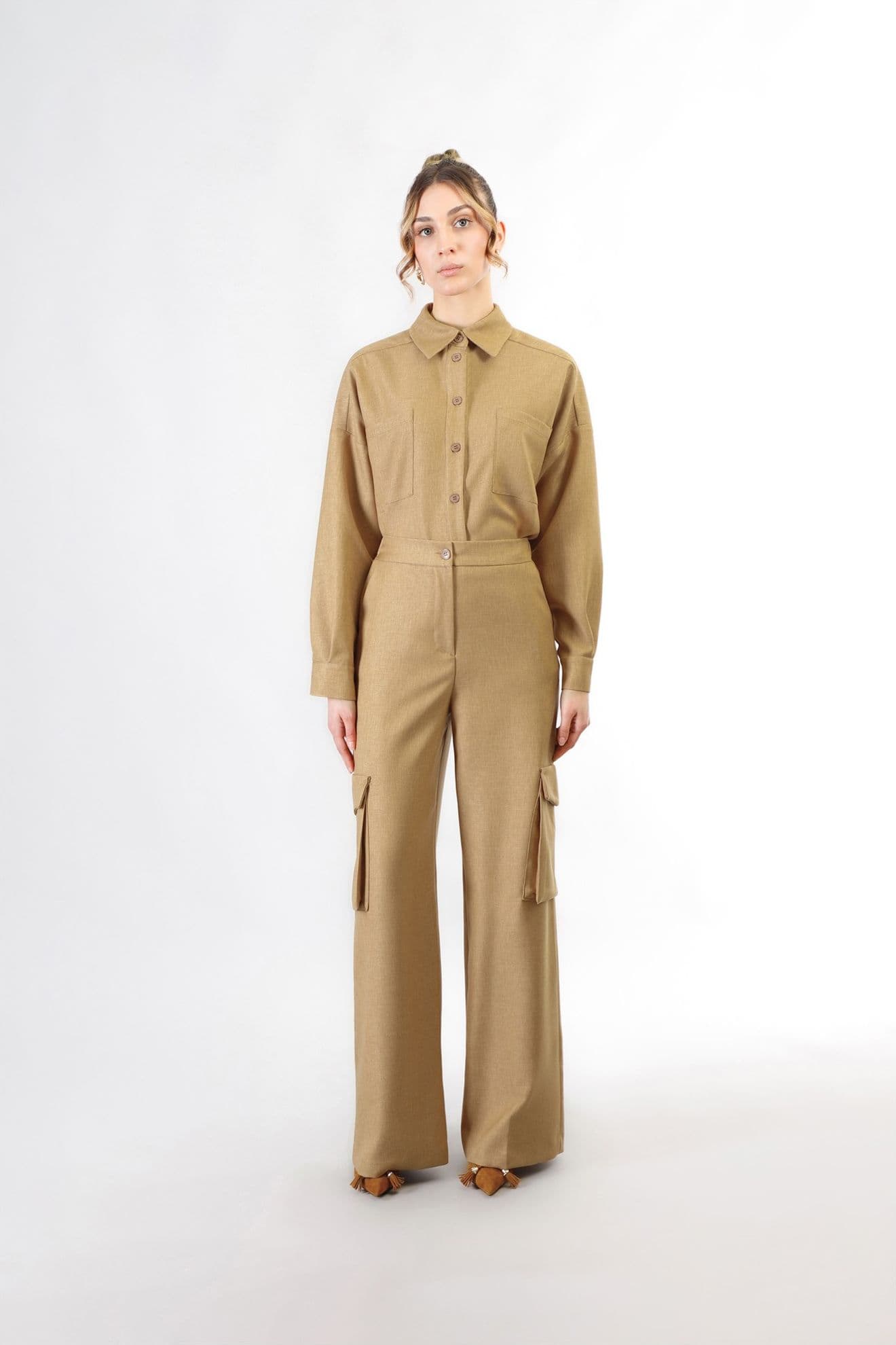 PANTALONE WIDE CON TASCONI - 7