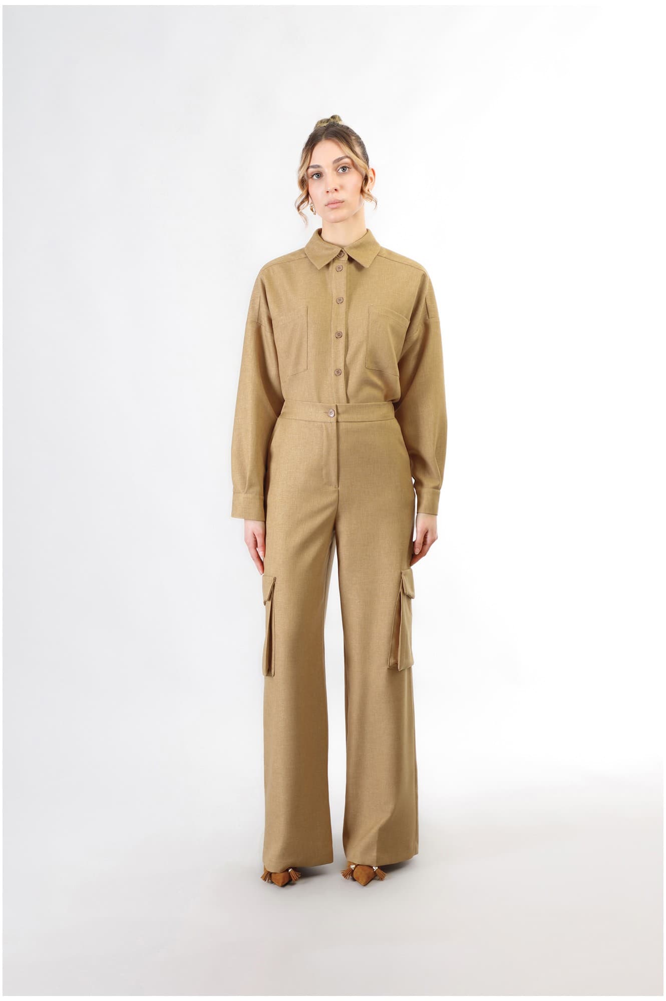 PANTALONE WIDE CON TASCONI - 7
