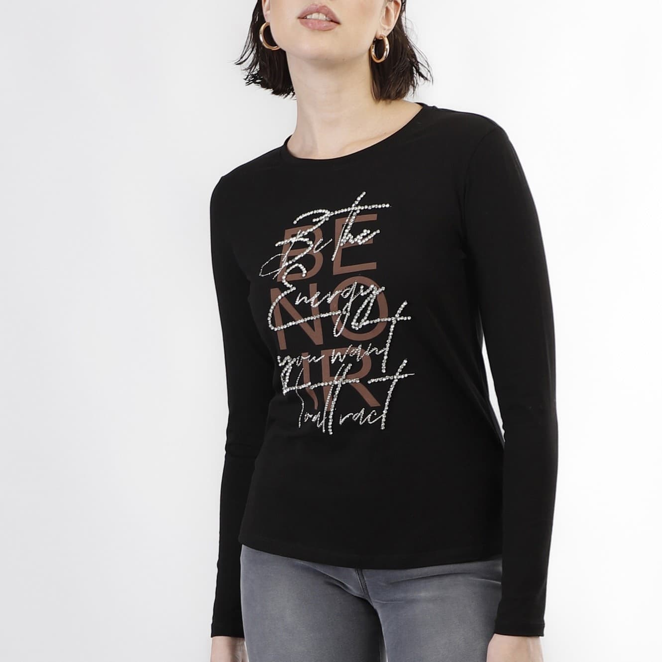 TSHIRT MANICA LUNGA BE NOIR - 3