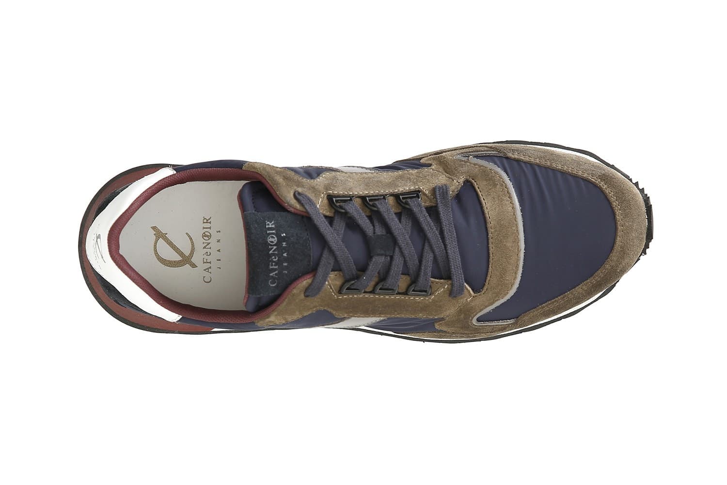 SNEAKERS UOMO IN PELLE SCAMOSCIATA E TESSUTO - 15