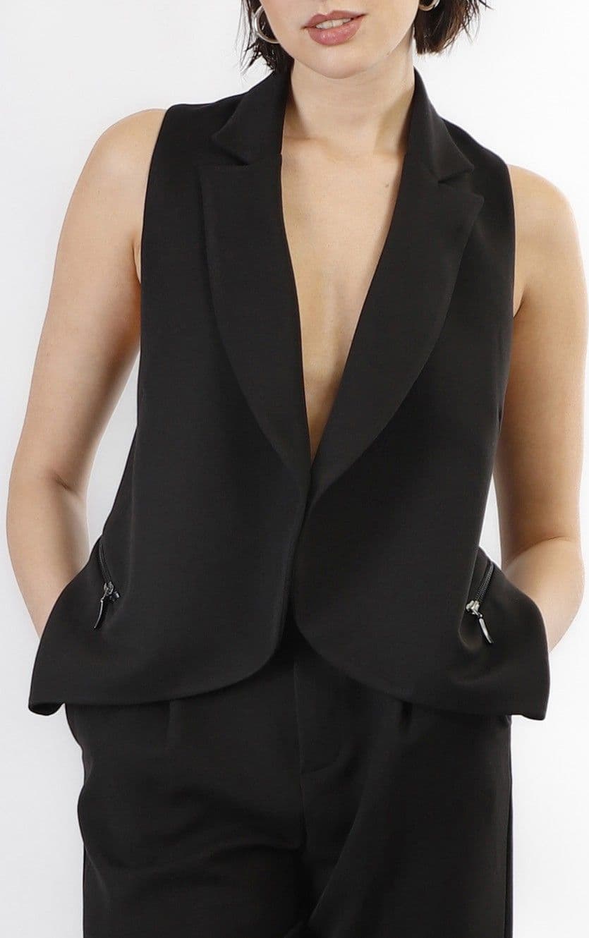 GILET CON ZIP ALLE TASCHE - 3