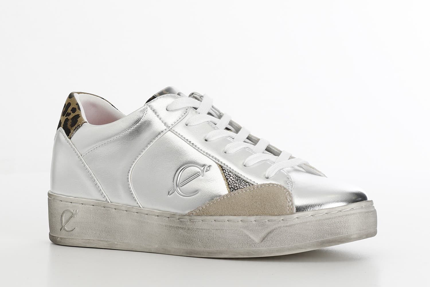 SNEAKERS EFFETTO LAMINATO - 5