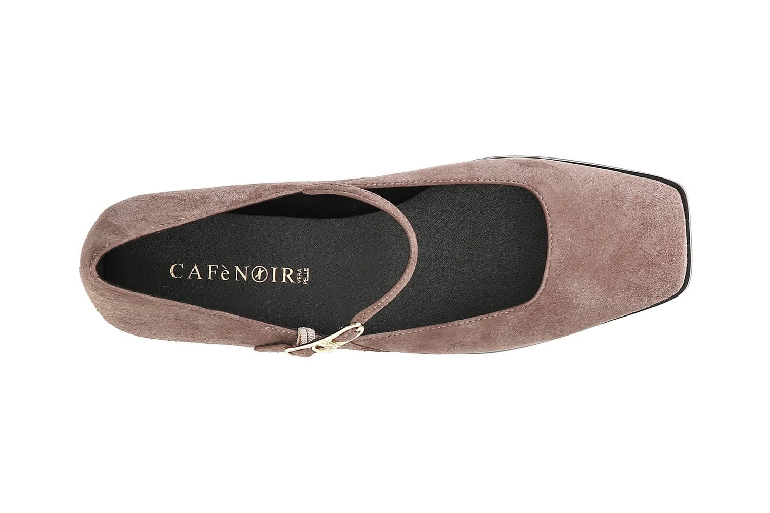 BALLERINA IN CAMOSCIO CON LACCINO E FIBBIA PERSONALIZZATA - 3