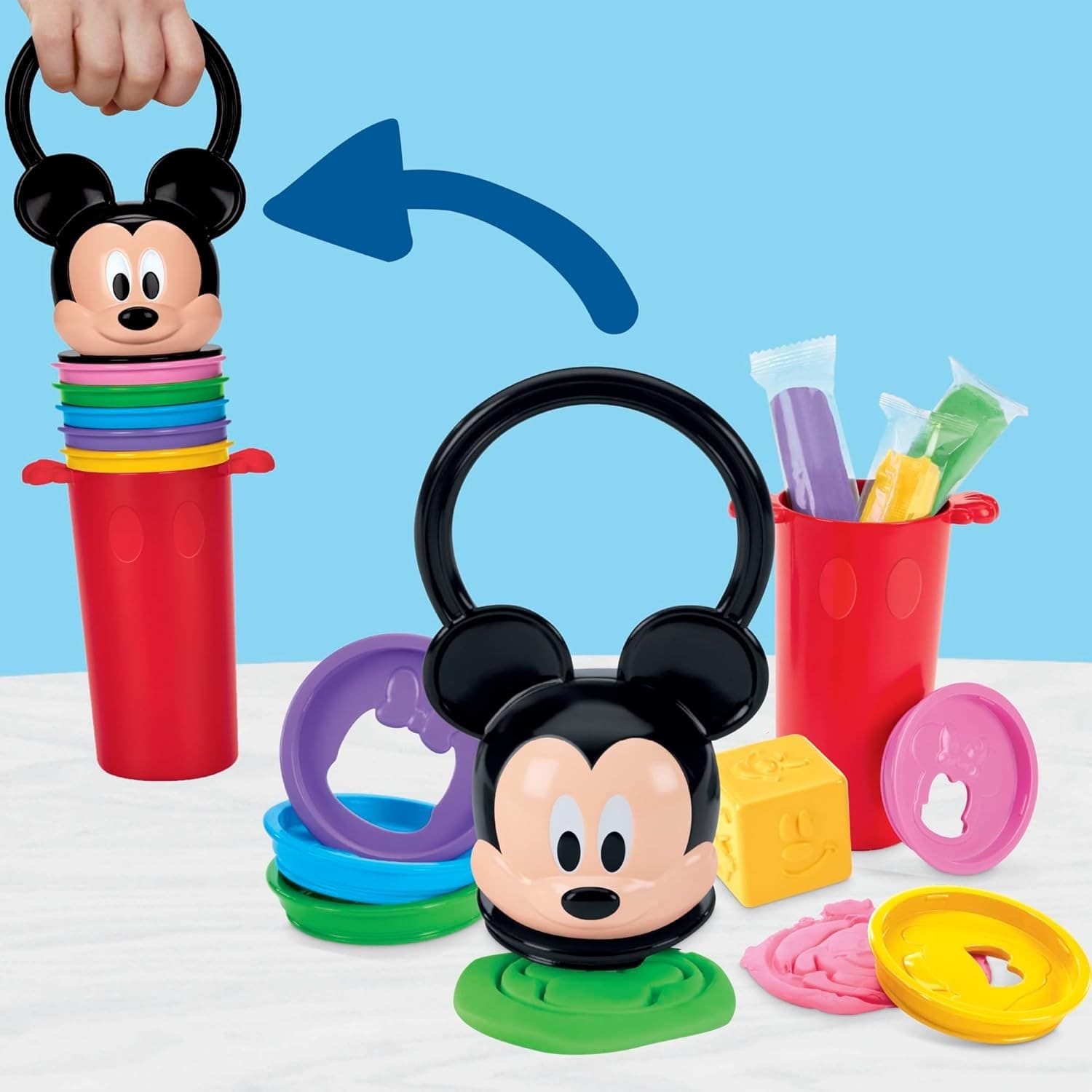 Hasbro - Play-Doh Disney Junior Happy Stackable - 6