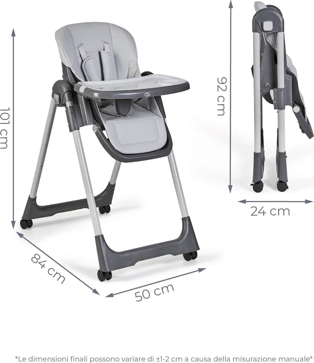 MS BabyWorld – Seggiolone Pappa Evolutivo Trona Tasty - 11