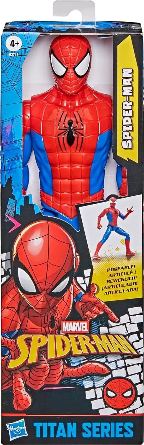 Hasbro - Personaggio Marvel Spider-Man Titan Series - 5