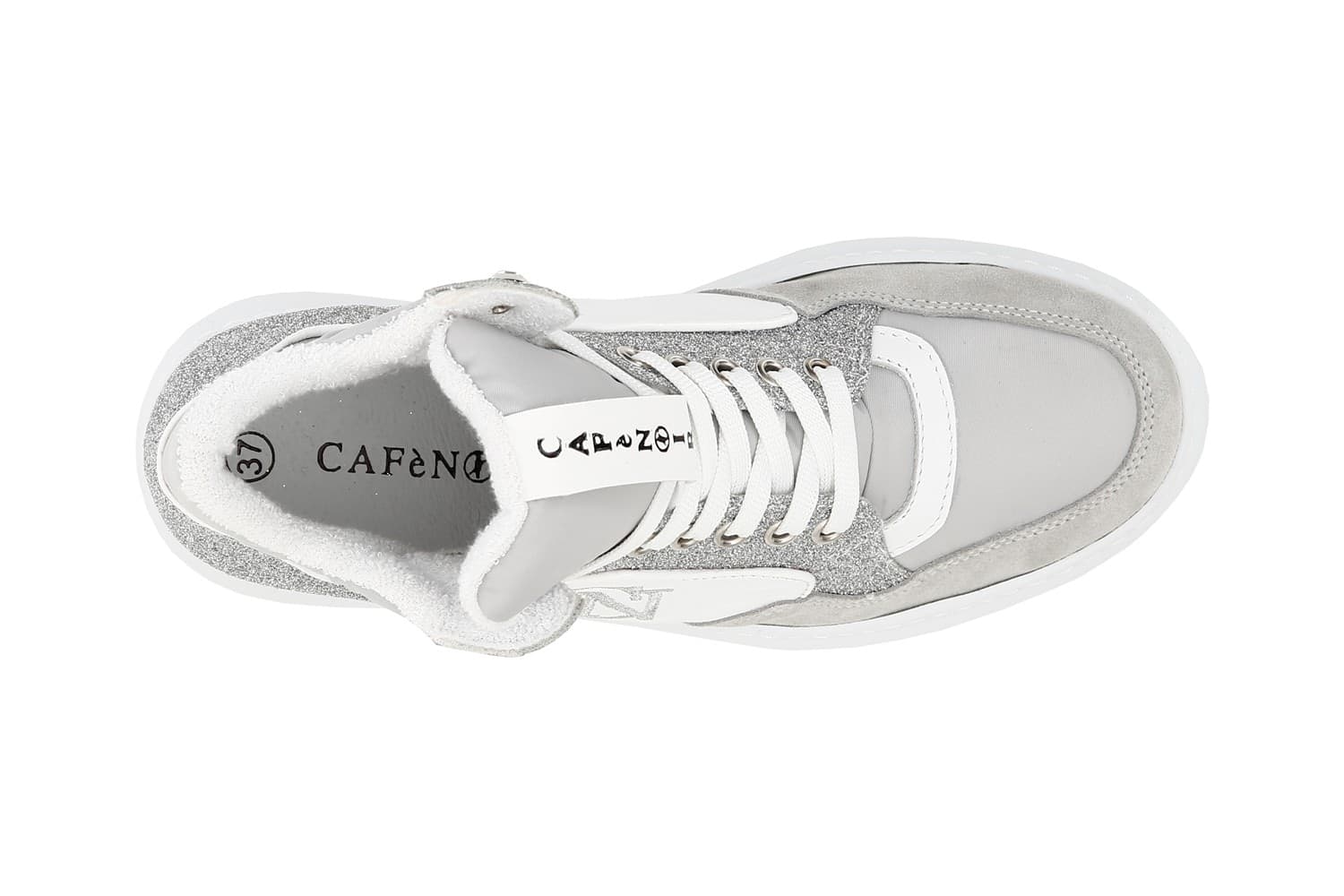 SNEAKERS TESSUTO E PELLE CON RICAMO LOGATA - 6