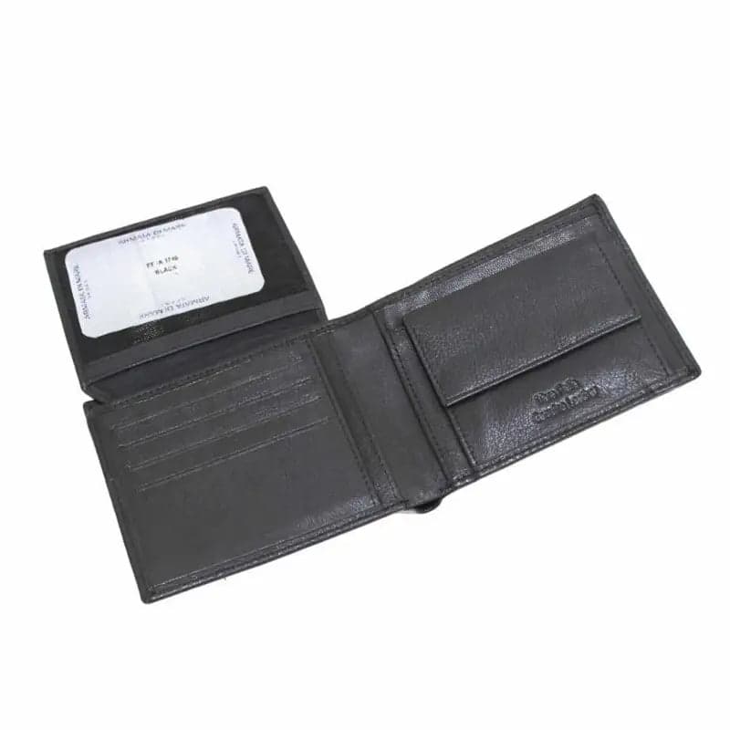 IDK994 Set uomo cintura e portafoglio Armata di Mare Nero 0000000226 - 7
