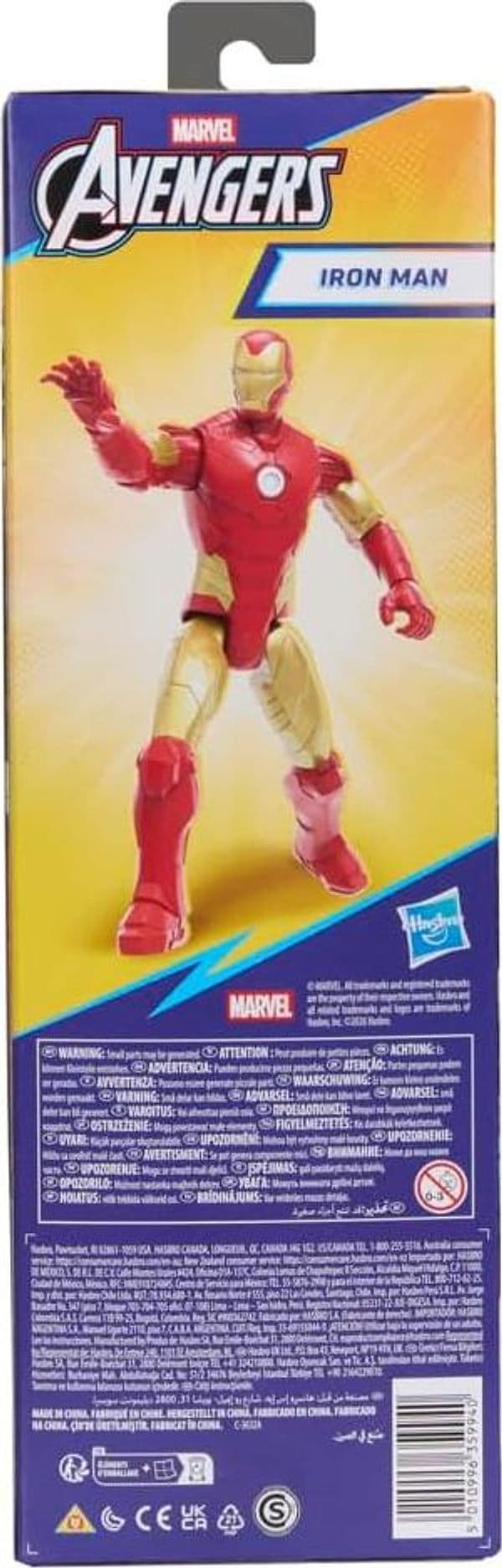 Hasbro - Personaggio Marvel Titan Series, Iron Man - 4