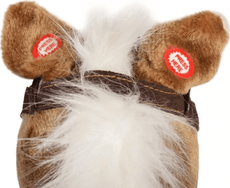 Moni - Cavallo a dondolo di peluche Chipper coffee - 3
