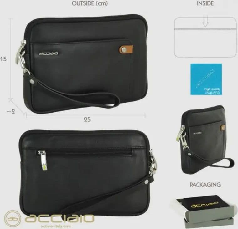 8481 Pochette Acciaio Nero 0000000129 - 6