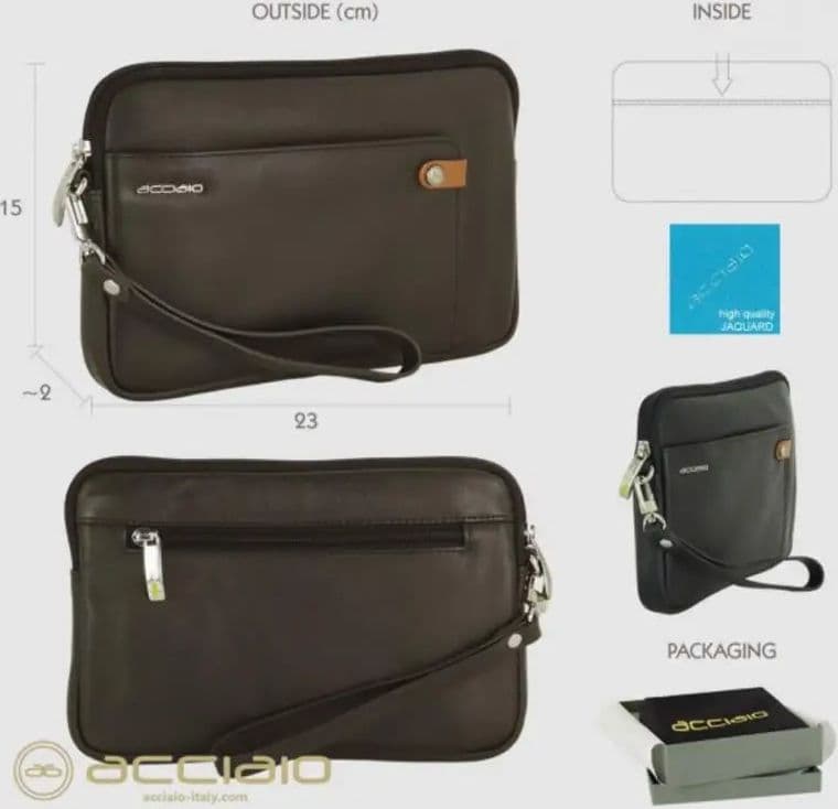 8481 Pochette Acciaio Moka 0000000129 - 2