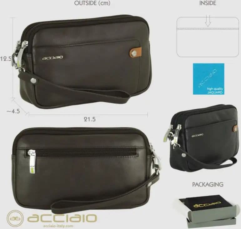 8482 Pochette Acciaio Moka 0000000130 - 2