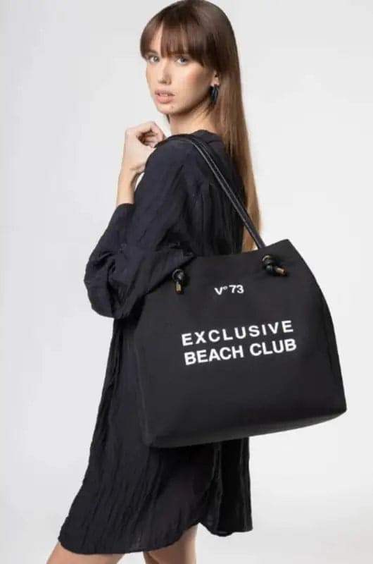 73BSQM01 BORSE SHOPPING V73 Nero 0000000330 - 2