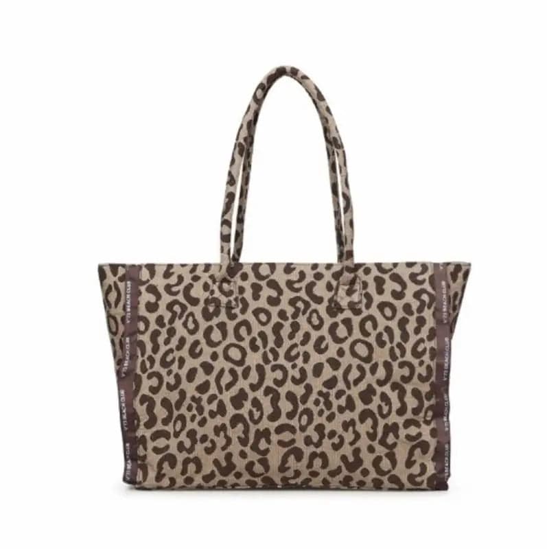 73BS9MV01  BORSE SHOPPING V73 Marrone/Beige 0000000320 - 4