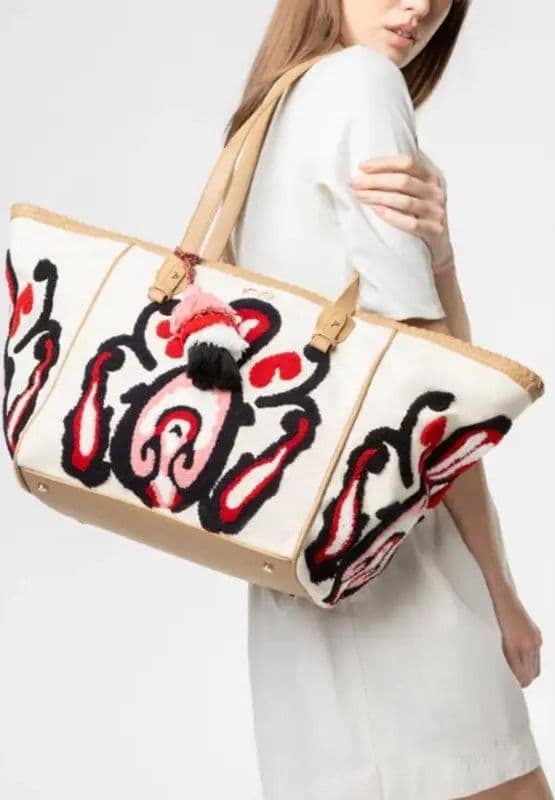 73BS9NA01 BORSE SHOPPING V73 Cuoio/Rosso 0000000331 - 2
