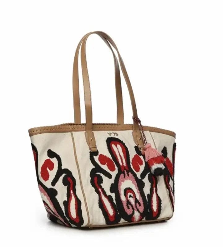 73BS9NA01 BORSE SHOPPING V73 Cuoio/Rosso 0000000331 - 3