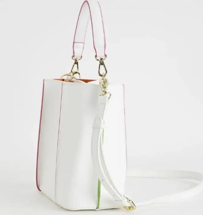 17440-ILL-S5B Secchiello Pash Bag Bianco 0000000410 - 5