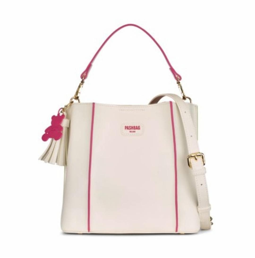 17440-ILL-S5B Secchiello Pash Bag Bianco 0000000410 - 7
