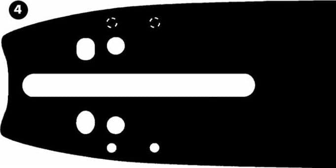 Barra Ama 10" da 3/8" per motosega da potatura - 4