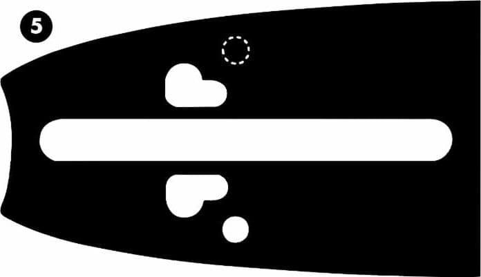 Barra Ama 10" da 3/8" per motosega da potatura - 5