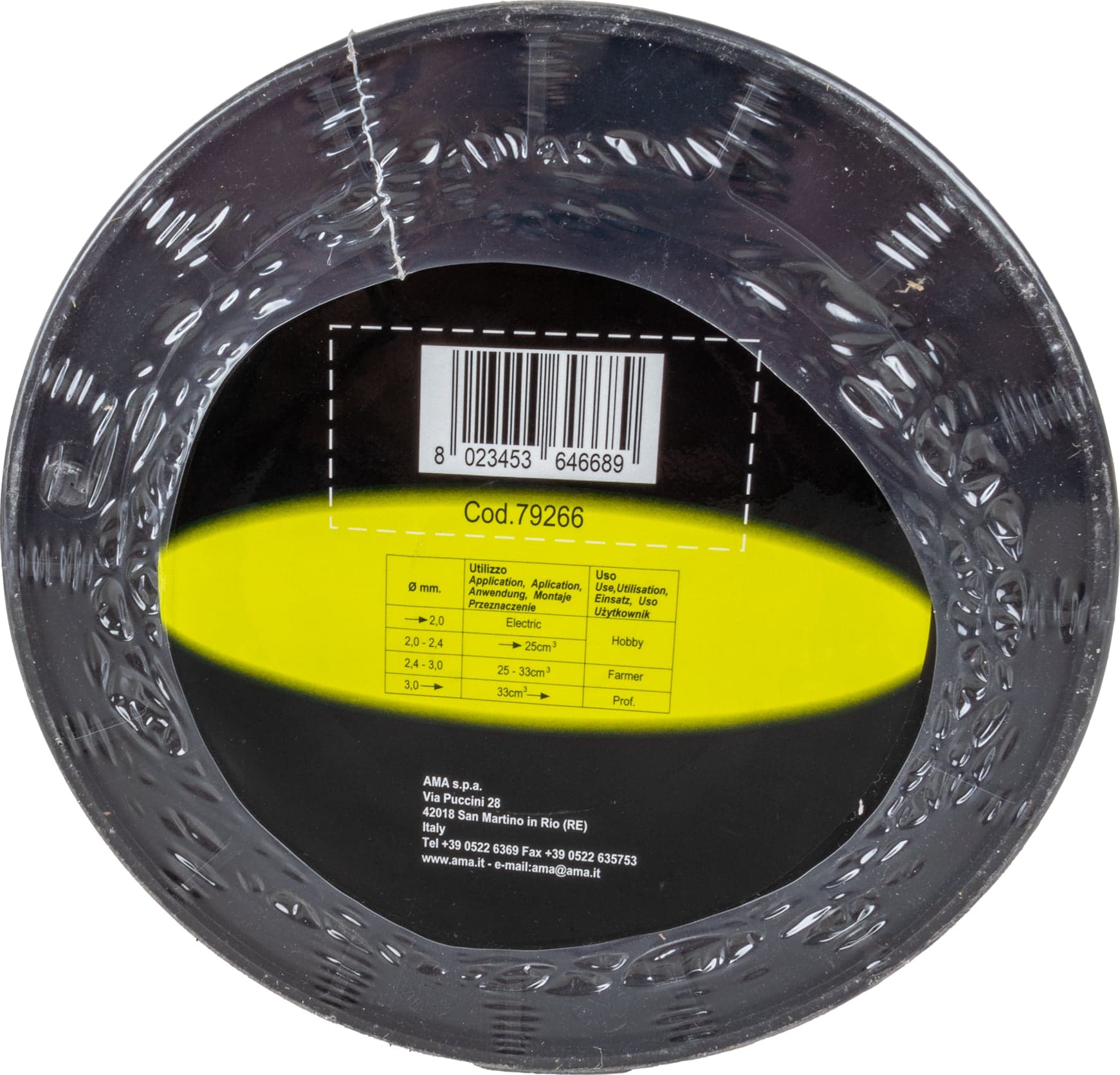 Filo per decespugliatore da 75m sezione quadrata Ø 4mm - 3