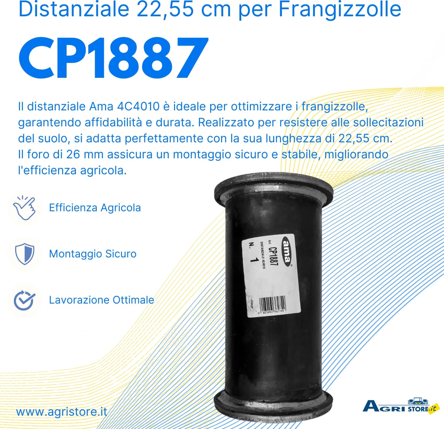 Distanziale 4C4010 per frangizzolle - 6