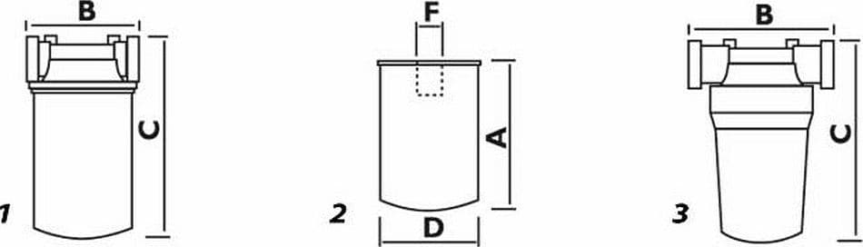 cartuccia filtrante 70lt/min - 2