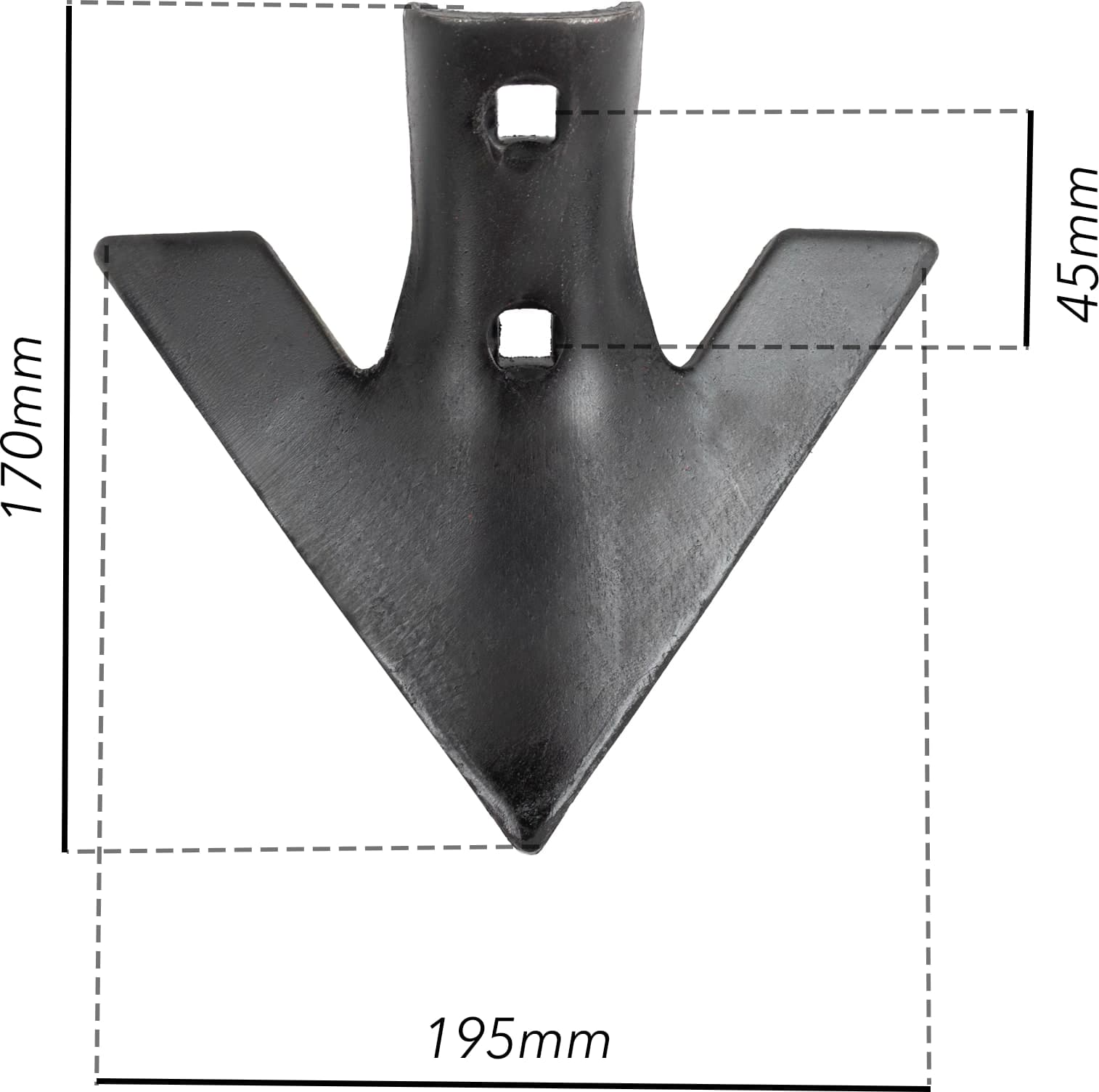 Vomerina per molla quadra spessore 5mm confezione da 3 pezzi - 4