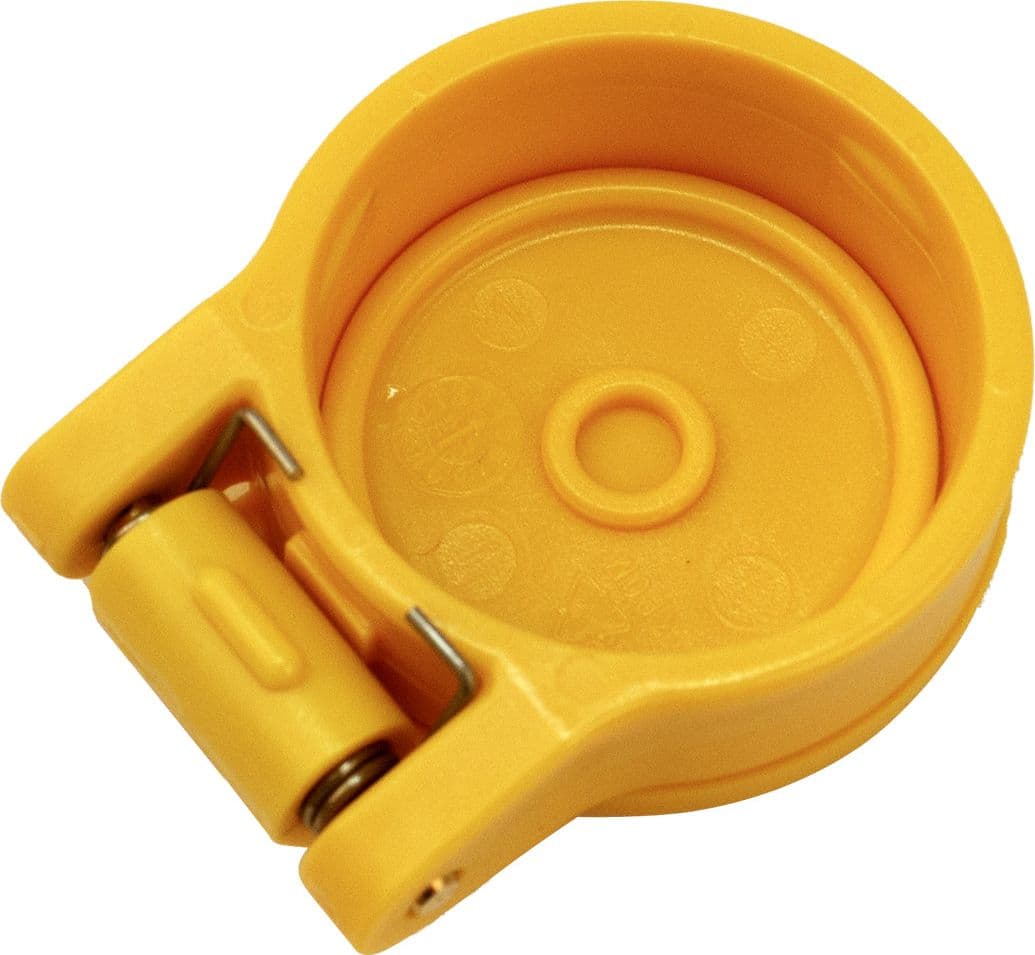 Tappo Protezione Automatico Giallo Femmina M1/2" confezione da 5 pezzi - 3