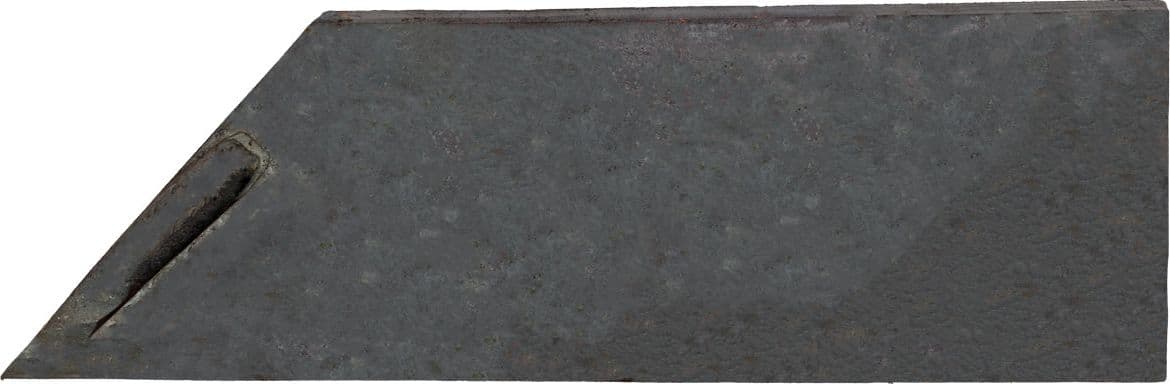Vomere Ama destro per corpi a scalpello adattabile Nardi 1C 43 non forato