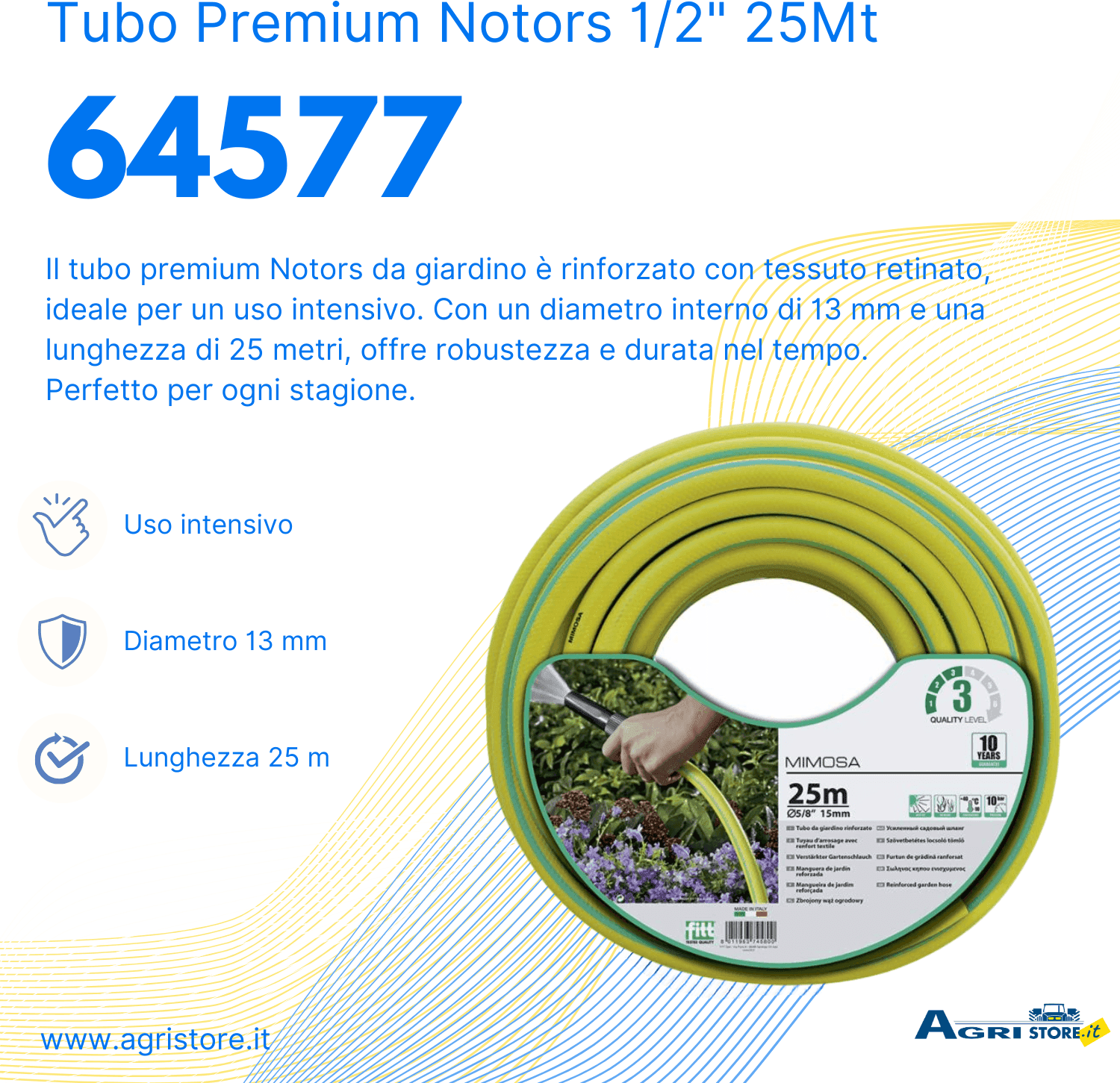Tubo Premium Notors 1/2" 25Mt - 4