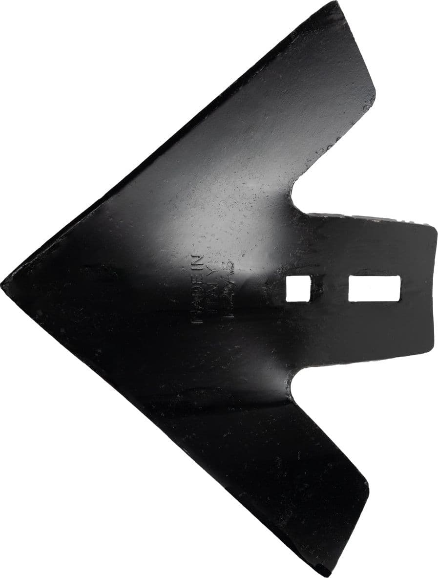 Vomerina di ricambio per coltivatori dimensioni di 205x225 mm fori quadri Ø 11,8mm - 3