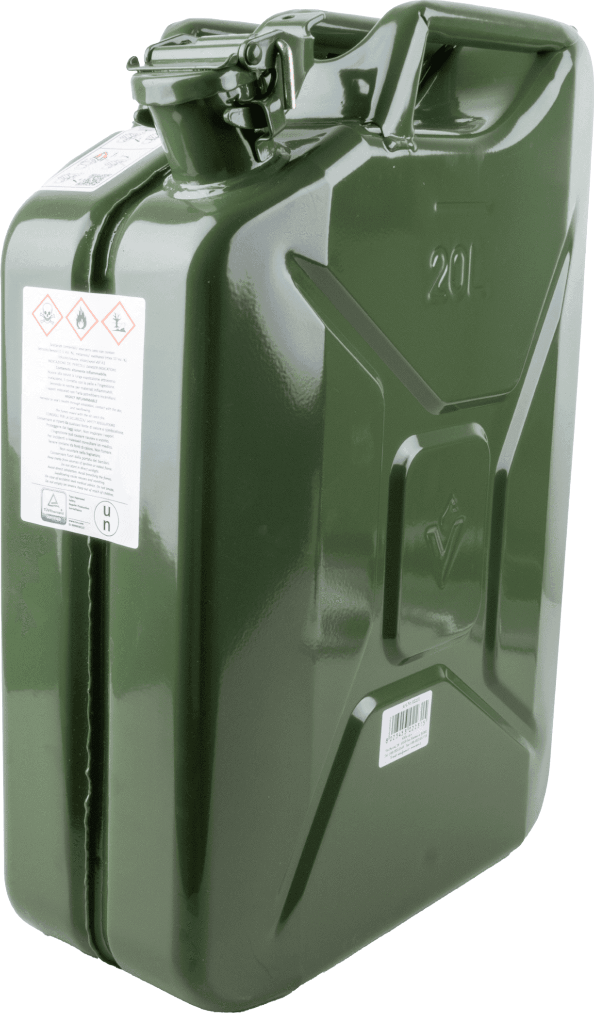 Tanica per carburante in metallo da 20L omologata TUV - 2