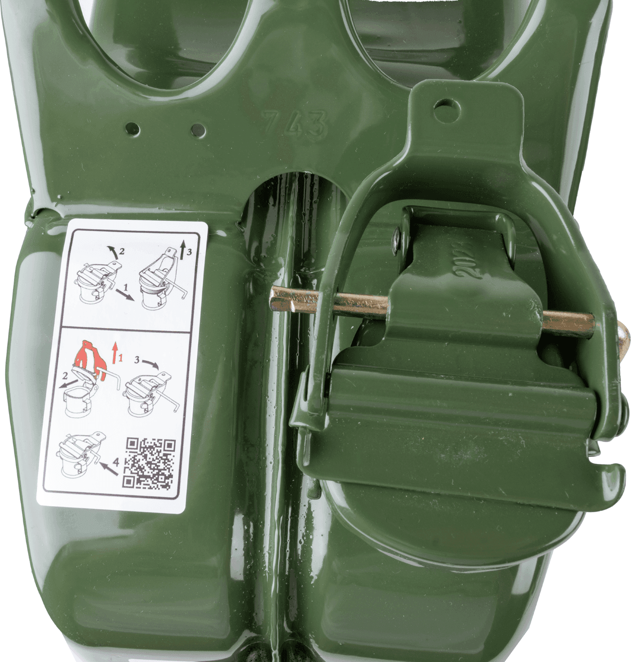 Tanica per carburante in metallo da 20L omologata TUV - 6