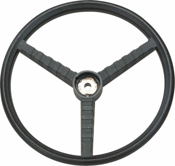 Volante piatto da 395mm con coperchio