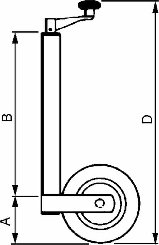 Servotimone leggero a ruota Simol portata 150kg - 5