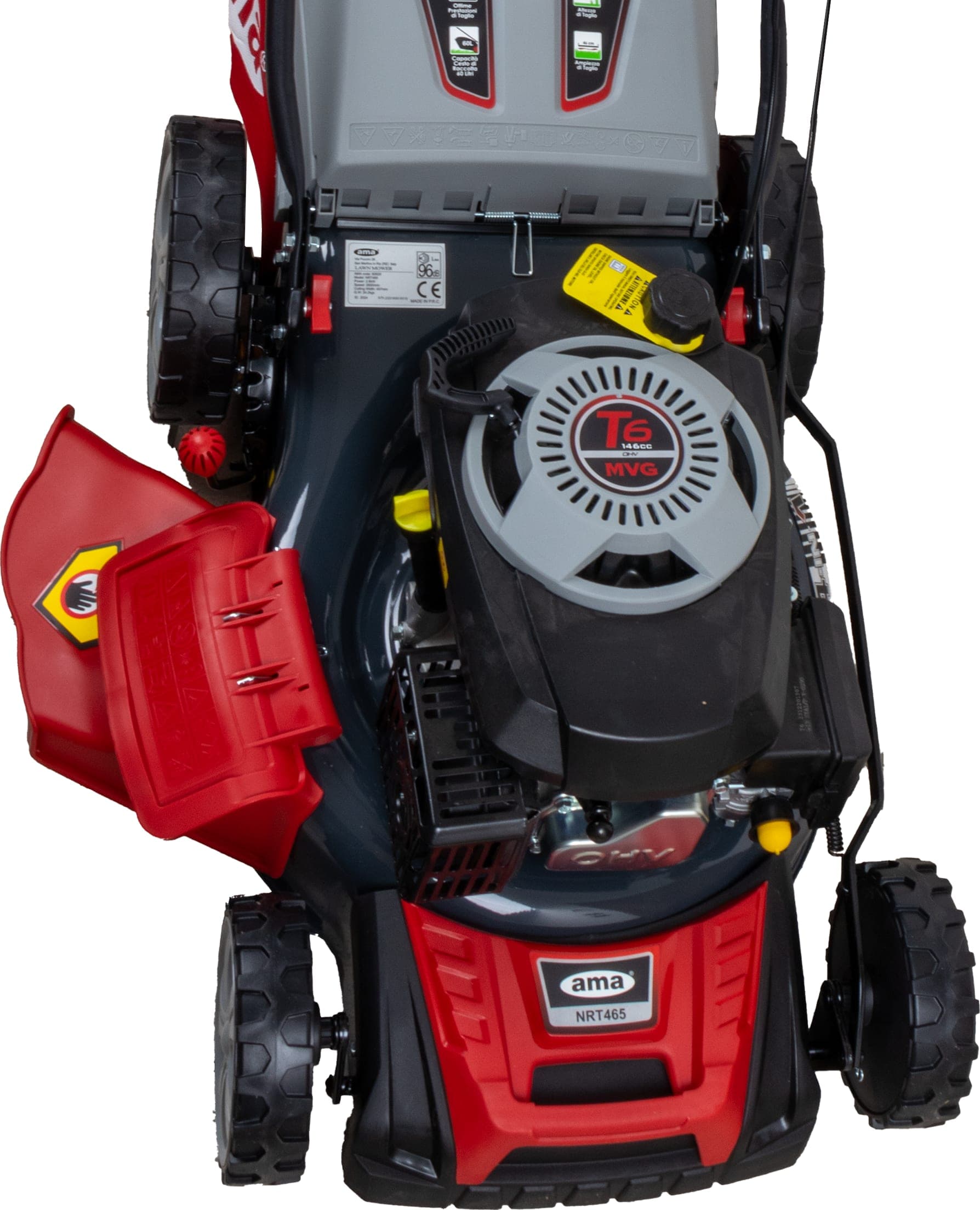 Rasaerba a trazione Ama NRT 465 da 146cc funzioni 4in1 - 4