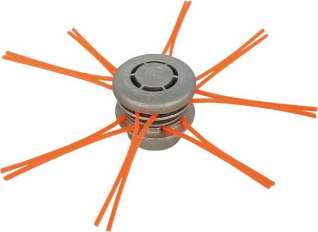 Testina spollonatrice per decespugliatore taglio a 2 livelli in alluminio