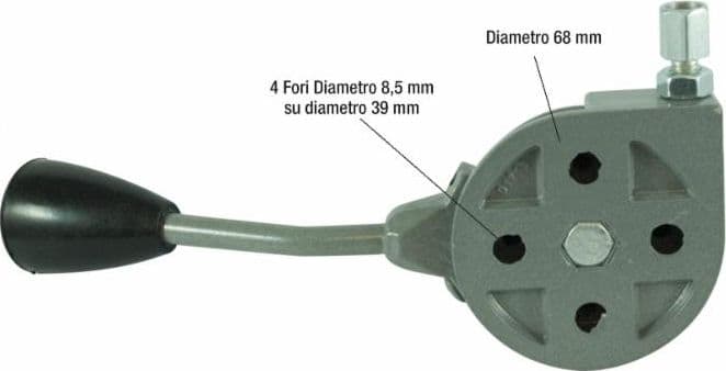 Manettino acceleratore Sx in metallo per trattore - 3