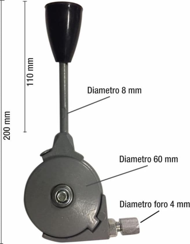 Manettino acceleratore in alluminio dx per trattore - 2