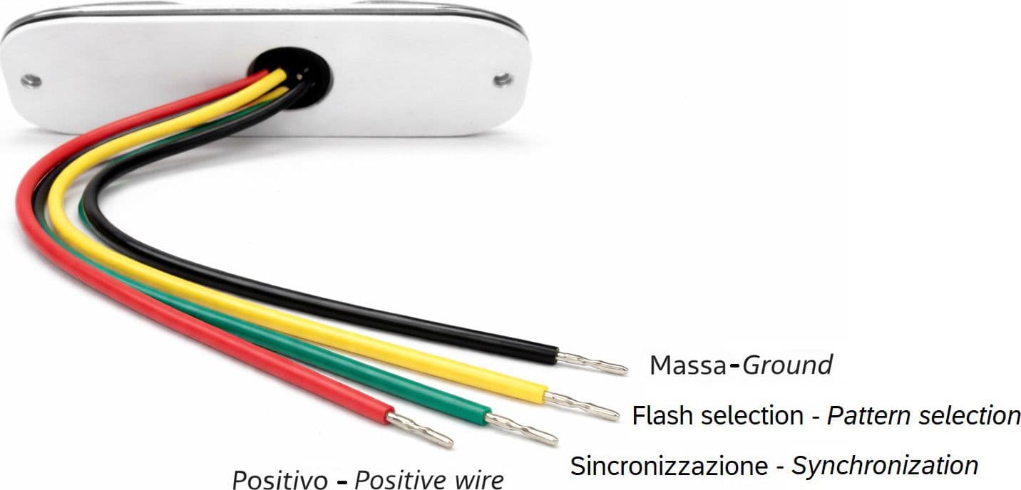 Luce di segnalazione Flash 3LED Arancione - 3
