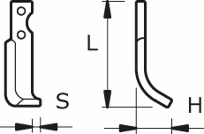 Zappa sx L 165,H 55,s 20,foro 9 - 5