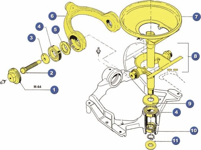 Imbuto spandiconcime adattabile Vicon 90070608 - 5